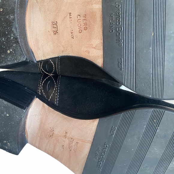 Lorenzo Banfi Leather and Suede Knee High Boots - Picture 9 of 10